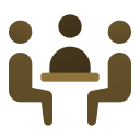 Consulting and strategic support icon